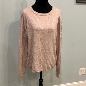 Elegant Women's Long Sleeve Sweater in Cream